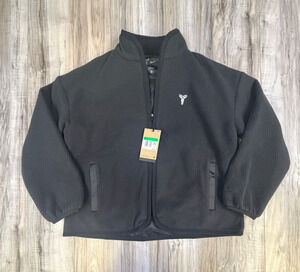 Nike Kobe Bryant Mamba Fleece Full Zip Jacket IB2739-010 Black Youth Size XL NEW